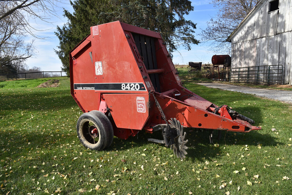 Home / Used Equipment / Hay Equipment / Round Baler (Case International 8420)