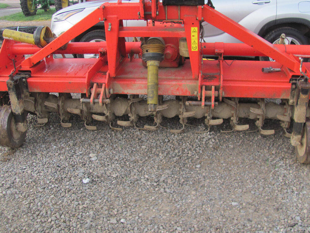 Used 10' Maschio G300 tiller with aa minimum use of 150hp on tiller, in good condition.