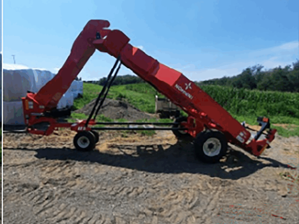 Used 10-bale, flat Norden accumulator in great condition.