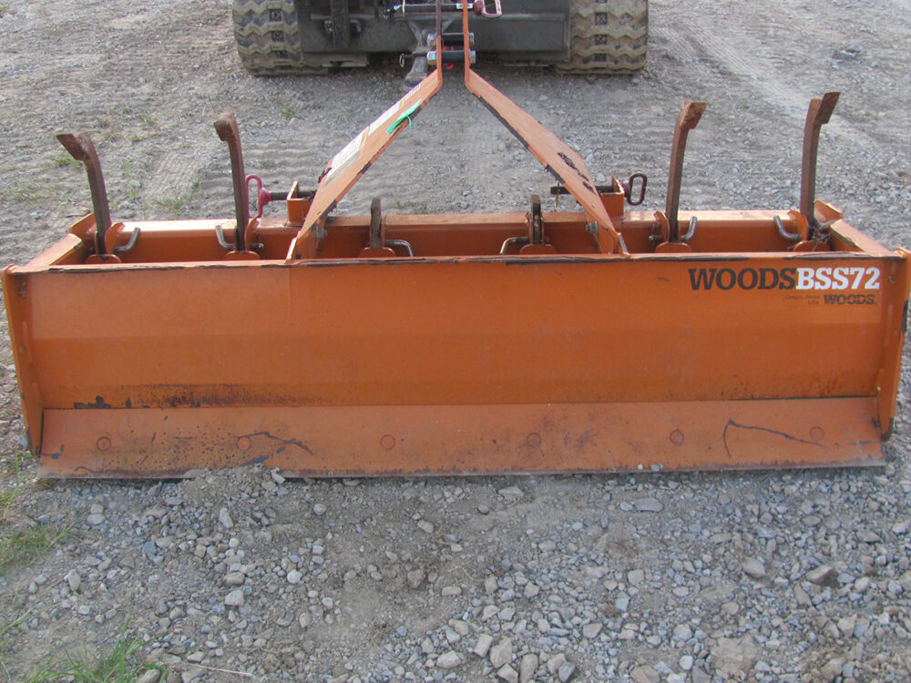 Used 72" Woods box blade in good condition.