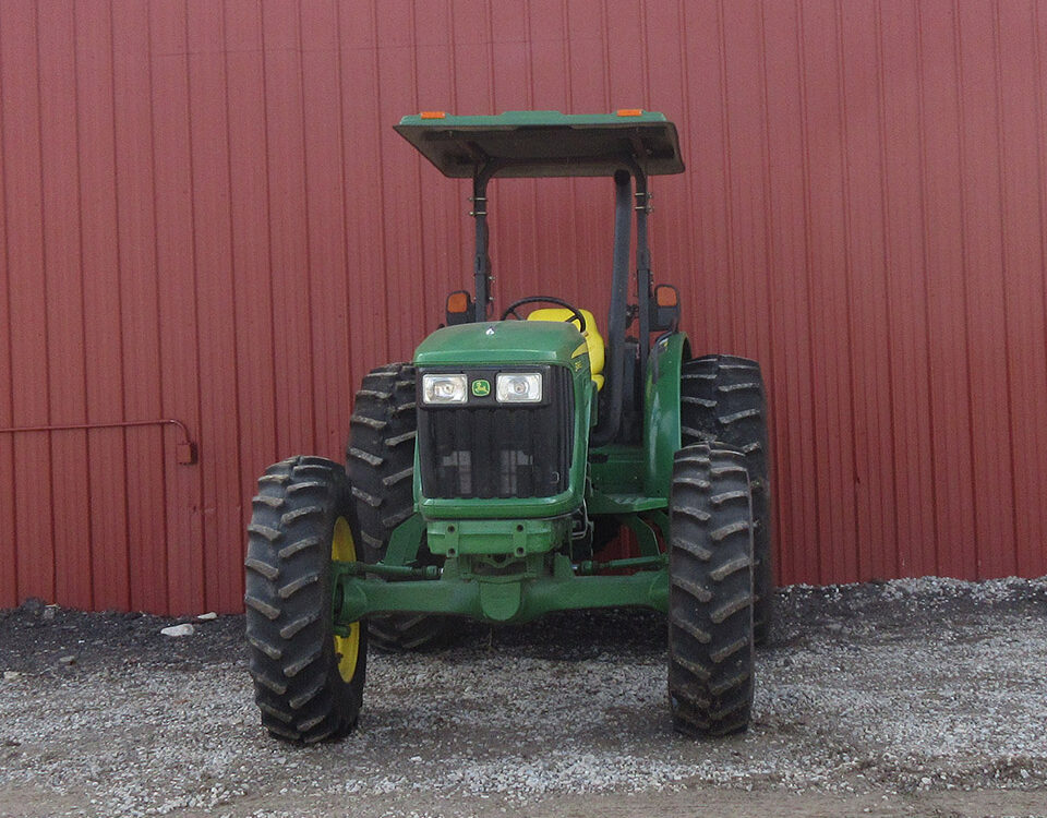 Used John Deere 5093E tractor with canopy, 4-wheel drive, nice sharp machine, serial #1LV5093ECDY51052.