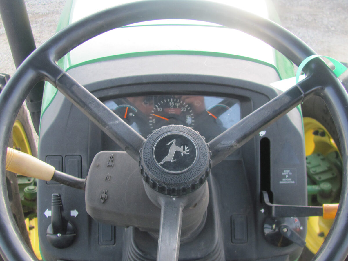 Used John Deere 5093E tractor with canopy, 4-wheel drive, nice sharp machine, serial #1LV5093ECDY510524.