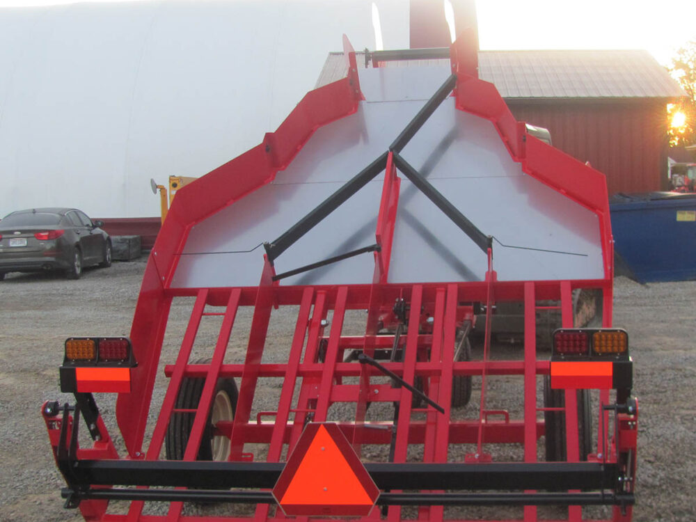 Used Norden AF8 8-bale flat accumulator, serial number 255712.