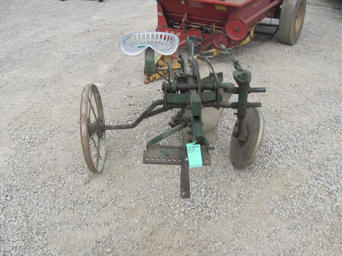 Used Sulky Plow (14" Pioneer Oliver) in good condition.