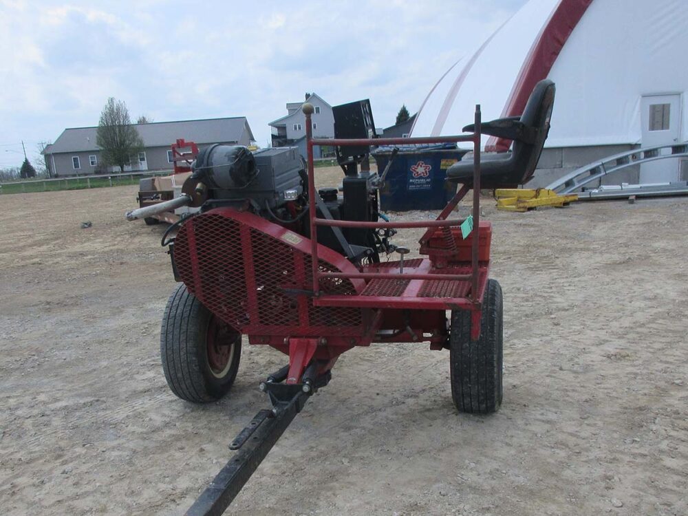 Used Pioneer LD 75 PTO Cart, 1590 hours, excellent condition, SN 0329, 2011 model, air tires, straight axles, straight tongue, manual included.