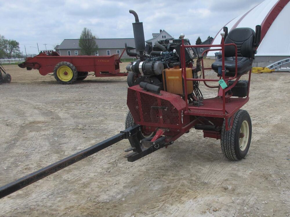 Used Pioneer LD 99 PTO Cart, approx 500 hours, excellent condition, SN 04150978, air tires.