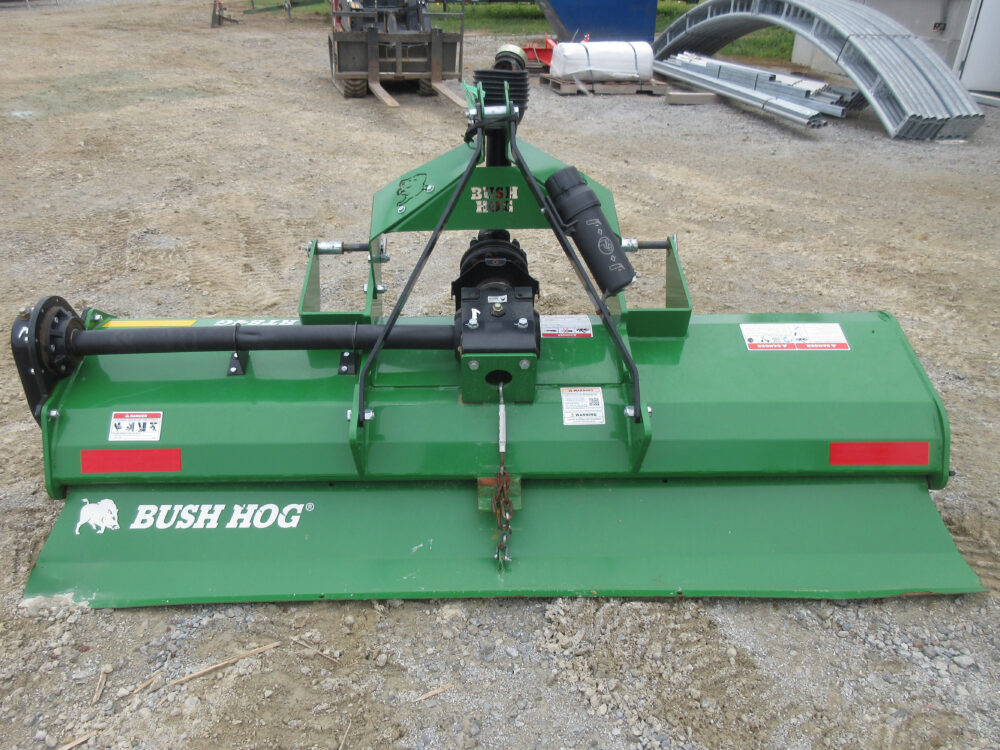 Used equipment: Wood 84” tiller in excellent condition with original blades
